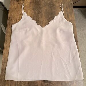 💎 2 for $8 Topshop scalloped tank top